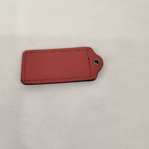Coach Dusty Pink Coral Leather Hangtag - Picture 4 of 5